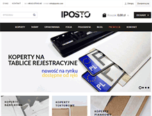 Tablet Screenshot of iposto.com